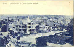 Woonsocket From Bernon Heights Rhode Island Postcard Postcard