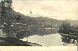 Kiskiminnetas River Vandergrift, PA Postcard Postcard