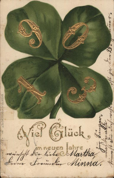 Viel Glueck im neuen Jahre (Good luck in the new year)