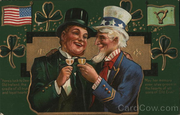 Ireland and U.S. toasting St. Patrick's Day