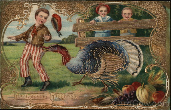 Thanksgiving Greetings Turkeys
