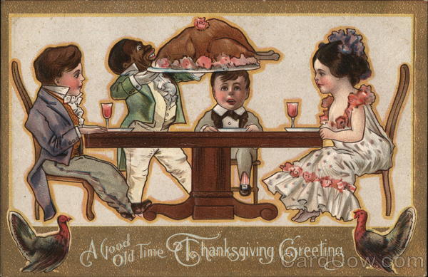 A Good Old Time Thanksgiving Greeting Children