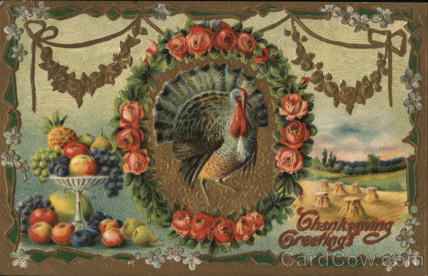 Thanksgiving Greetings Turkeys