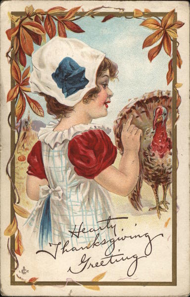 Hearty Thanksgiving Greeting Children