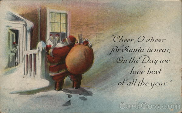 Santa and a Bag of Toys Santa Claus