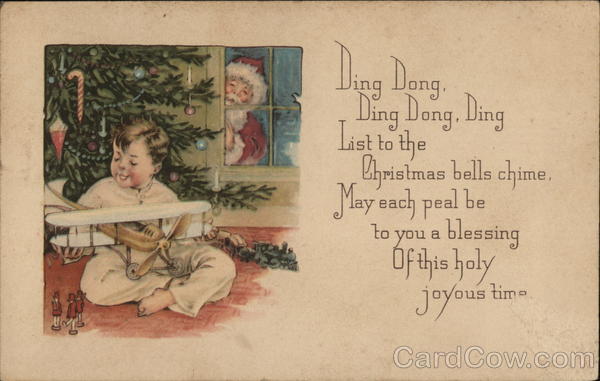 Christmas Airplane and Santa Santa Claus