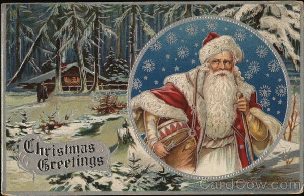 Christmas Greeting Santa Claus