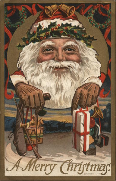 Santa with Toys Santa Claus