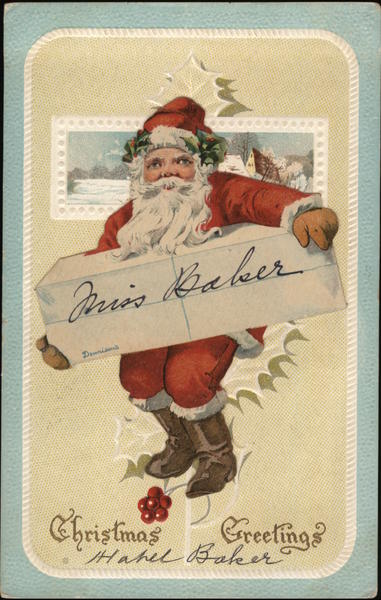 Christmas Greetings Santa Claus