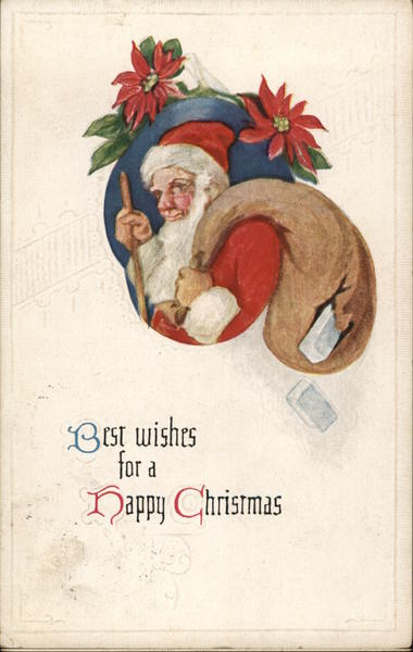 Best Wishes for a Happy Christmas Santa Claus