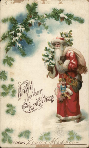 Bright Be Your Christmas Santa Claus