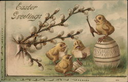 Easter Greetings Postcard