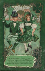 Dressed in Green Doing a Jig Dressed in Green Doing a Jig