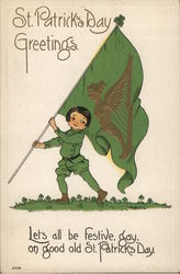 St. Patrick's Day Greetings Postcard Postcard Postcard