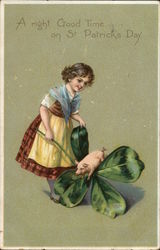 A Right Good Time on St. Patrick's Day Postcard