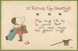 St. Patrick's Day Greetings Postcard Postcard Postcard