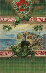 Irish symbols St. Patrick's Day Postcard Postcard Postcard