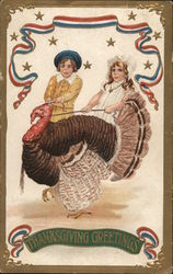 Thanksgiving Greetings Postcard
