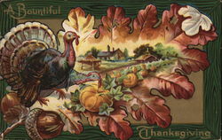 A Bountiful Thanksgiving Postcard