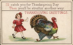 Thanksgiving Greetings Postcard