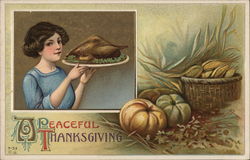 A Peaceful Thanksgiving Postcard