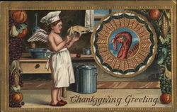 Thanksgiving Greeting Postcard