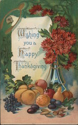 Wishing you a happy Thanksgiving Postcard