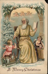 A Merry Christmas Santa Claus Postcard Postcard Postcard