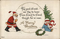A Merry Christmas Postcard