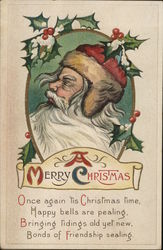 A Merry Christmas Santa Claus Postcard Postcard Postcard