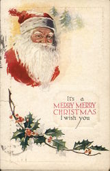 It's A Merry Merry Christmas I Wish You Postcard
