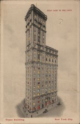 Times Building New York City Postcard Postcard Postcard