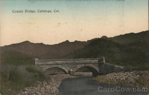 County Bridge Calistoga California