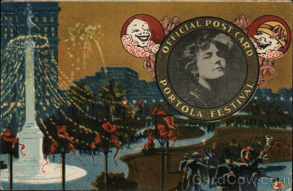 Official Postcard Portola Festival San Francisco California