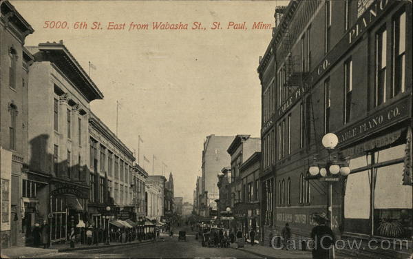 6th St. East from Wabasha St. St. Paul Minnesota