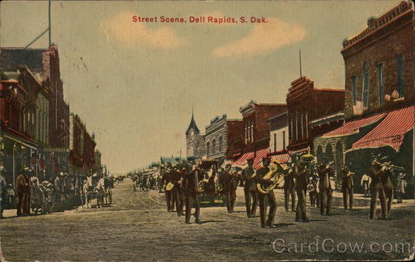 Street Scene Dell Rapids South Dakota