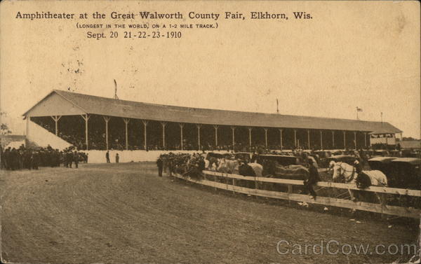 Amphitheater at the Great Walworth County Fair Elkhorn Wisconsin