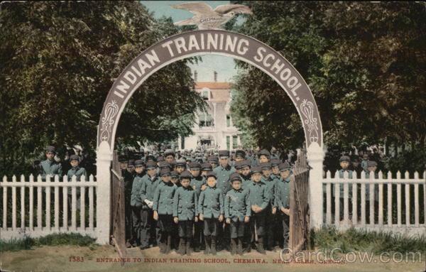 Indian Training School Entrance Chemawa Oregon