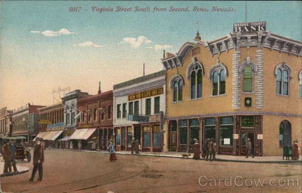 Virginia Street South from Second Reno Nevada