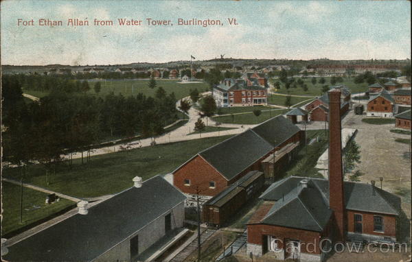 Fort Ethan Allan from Water Tower Burlington Vermont
