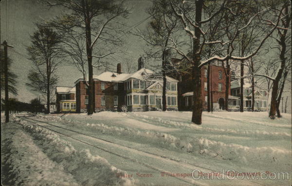 Winter Scene, Williamsport Hospital Pennsylvania