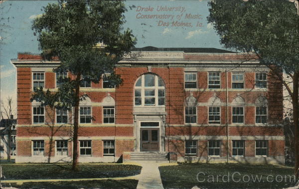 Drake University, Conservatory of Music Des Moines Iowa