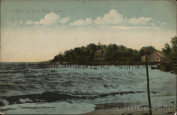 A Storm at Short Beach Connecticut