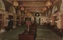 Main Lobby Congress Hotel and Annex Chicago, IL Postcard Postcard Postcard