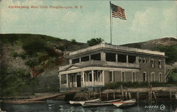 Apokeepsing Boat Club Poughkeepsie, NY Postcard Postcard Postcard