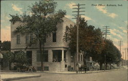 Post Office Auburn, IN Postcard Postcard Postcard