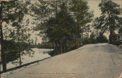 Walk Along the River, Robinson Park Postcard
