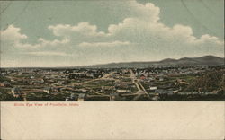 Bird's Eye View Pocatello, ID Postcard Postcard Postcard