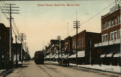 Queen Street Sault Ste. Marie, ON Canada Ontario Postcard Postcard Postcard