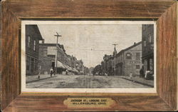 Jackson Street, Looking East Millersburg, OH Postcard Postcard Postcard